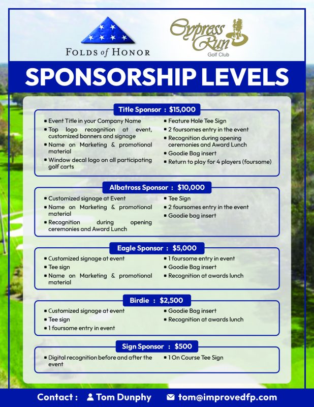 Golf tournament flyer v1